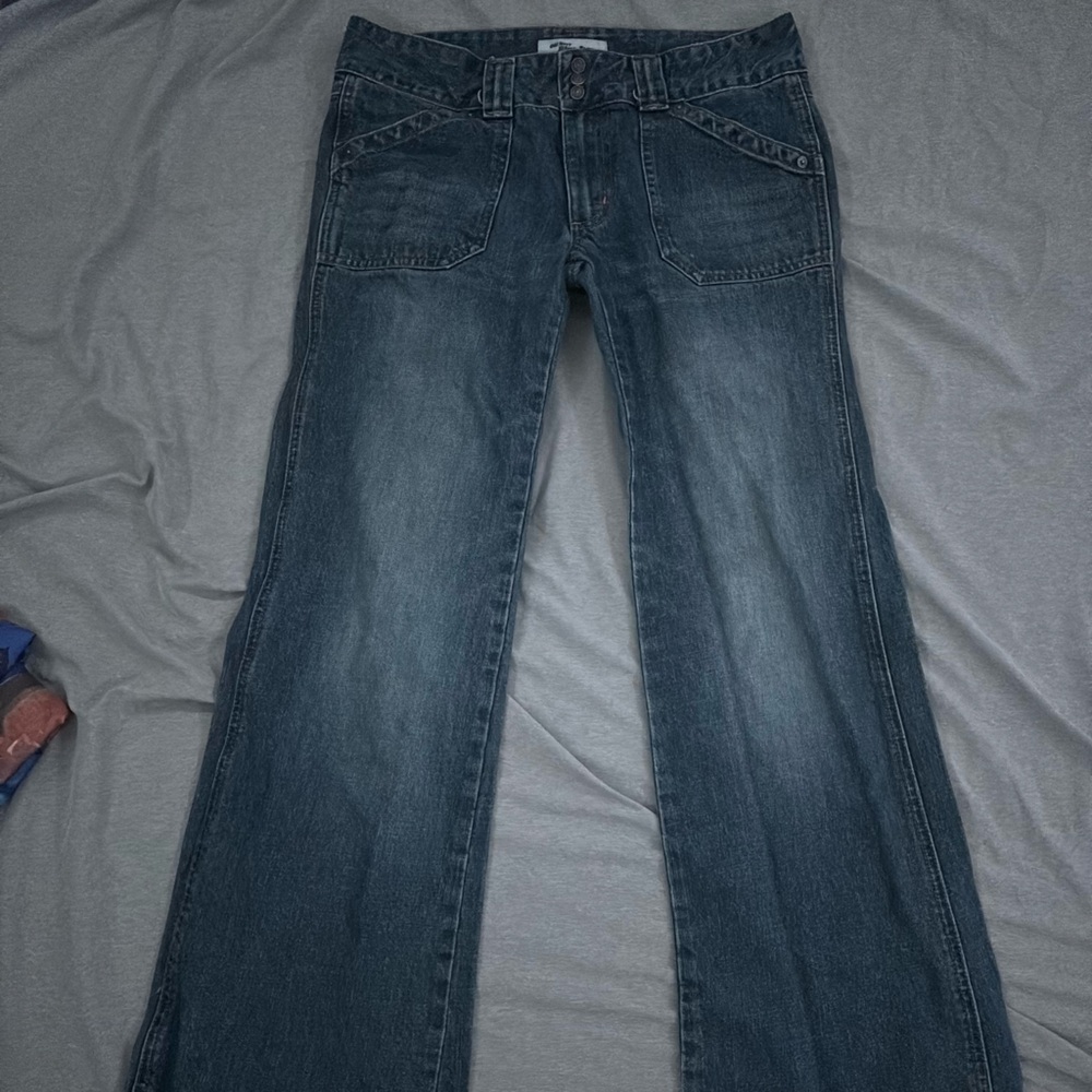 Old Navy Men's Dark Blue Straight Jeans